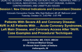 TAVR in AS Patients With … Acute Coronary Syndromes, Left Main Disease, and Coronary Access After TAVR: Case Examples and Procedural Techniques