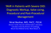 TAVR in Patients With Severe CKD: Diagnostic Workup, Valve Sizing, and Procedural and Post-Procedure Management