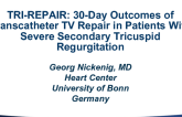 TRI-REPAIR: 30-Day Outcomes of Transcatheter TV Repair in Patients With Severe Secondary Tricuspid Regurgitation