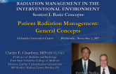 Patient Radiation Management: General