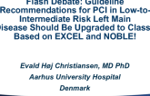 Flash Debate: Guideline Recommendations for PCI in Low-to-Intermediate Risk Left Main Disease Should Be Upgraded to Class I Based on EXCEL and NOBLE!