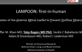 Intentional Laceration of the Anterior Mitral Leaflet to Prevent Left Ventricular Outflow Tract Obstruction (LAMPOON) During TMVR: First-in-Human Findings