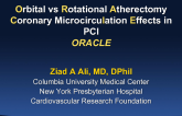 Effects of Orbital vs Rotational Atherectomy on the Coronary Microcirculation