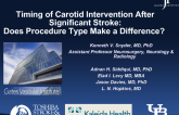 Timing of Carotid Intervention After Significant Stroke: Does Procedure Type Make a Difference?
