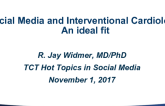 Social Media and the Interventionalist: A Great Fit