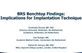 BRS Benchtop Findings: Implications for Implantation Technique