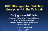 CHIP Radiation Strategies and Management