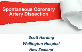 Case Report From Australia/New Zealand: Spontaneous Coronary Dissection - A Management Conundrum