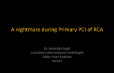 Case Report From Pakistan: A Nightmare During Primary PCI of the RCA