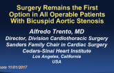 Flash Debate: Surgery Remains the First Option in All Operable Patients With Bicuspid Aortic Stenosis!