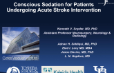 Flash Debate 2: I Favor Conscious Sedation Over General Anesthesia in Acute Stroke!