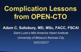 Complications Lessons From OPEN CTO