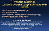 Venous Stenting: Lessons From a Large Interventional Series