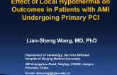 Effect of Local Hypothermia on Outcomes in Patients With ST-segment Elevation Myocardial Infarction Undergoing Primary Percutaneous Coronary Intervention: A Pilot Clinical Study