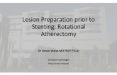 Lesion Preparation Prior To Stenting: Rotational Atherectomy