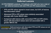 Clinical Outcomes According to FFR or iFR in Deferred Lesions