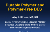 Durable Polymer and Polymer-Free DES