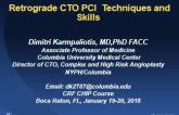 Retrograde CTO PCI  Techniques and  Skills