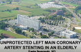 Unprotected Left Main Coronary Artery Stenting in an Elderly Patient