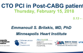 CTO PCI in Post-CABG Patients