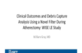 Clinical Outcomes and Debris Capture Analysis Using a Novel Filter During Atherectomy: WISE LE Study