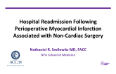 Hospital Readmission Following Perioperative Myocardial Infarction Associated with Non-Cardiac Surgery