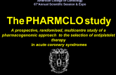 The PHARMCLO Study: A Prospective, Randomised, Multicentre Study of a Pharmacogenomic Approach  to the Selection of Antiplatelet Therapy  in Acute Coronary Syndromes