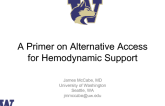  A Primer on Alternative Access for Hemodynamic Support 