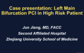 Case presentation: Left Main Bifurcation PCI in High Risk Patient