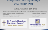 Integration of Physiology  into CHIP PCI 