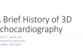 A Brief History of 3D Echocardiography