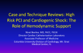 Case and Technique Reviews: High-Risk PCI and Cardiogenic Shock: The Role of Hemodynamic Support