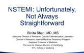 NSTEMI Case Presentations With Discussion