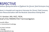 PERSPECTIVE Trial:  Percutaneous Revascularization at Piedmont for Chronic Total Occlusions Survey