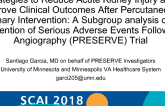 Strategies to Reduce Acute Kidney Injury and Improve Clinical Outcomes After Percutaneous Coronary Intervention: A Subgroup analysis of the Prevention of Serious Adverse Events Following Angiography (PRESERVE) Trial 
