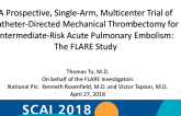 A Prospective, Single-Arm, Multicenter Trial of Catheter-Directed Mechanical Thrombectomy for Intermediate-Risk Acute Pulmonary Embolism: The FLARE Study