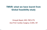 TMVR: what we have learnt from Global feasibility study