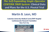 The Self-Expanding Single-Operator CENTERA TAVR System: Clinical Data and Plans for the US Pivotal Trial