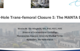 Large Hole Transfemoral Closure III: The MANTA Device