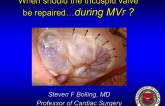 When Should the Tricuspid Valve Be Repaired During Mitral Valve Surgery?