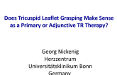 Does Tricuspid Leaflet Grasping Make Sense As a Primary or Adjunctive TR Therapy?