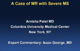 An MR Case of Severe Mitral Annular Calcification