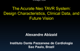 Program Update: The ACCURATE NEO TAVR System - Design Characteristics, Clinical Data, and Future Vision
