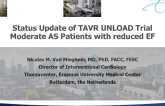 Status Update of the TAVR UNLOAD Trial – Moderate AS Patients With Reduced Ejection Fraction