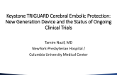 Keystone TRIGUARD Cerebral Embolic Protection During TAVR: New Generation Devices and the Status of Ongoing Clinical Trials