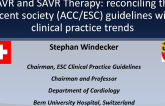TAVR and SAVR Therapy: Reconciling the Recent Society (ACC/AHA/ESC/EACTS) Guidelines With Clinical Practice Trends
