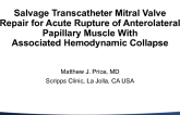 Salvage Transcatheter Mitral Valve Repair for Acute Rupture of Anterolateral Papillary Muscle With Associated Hemodynamic Collapse