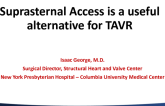 Supra-Sternal Direct Aortic Access Is a Useful Alternative for TAVR
