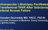 Intravascular Lithotripsy Facilitated Transfemoral TAVR After Subclavian Arterial Access Failure