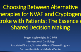 How Should Physicians and Patients Choose Between Alternative Therapies for NVAF and Iatrogenic Stroke? The Essence of Shared Decision-making